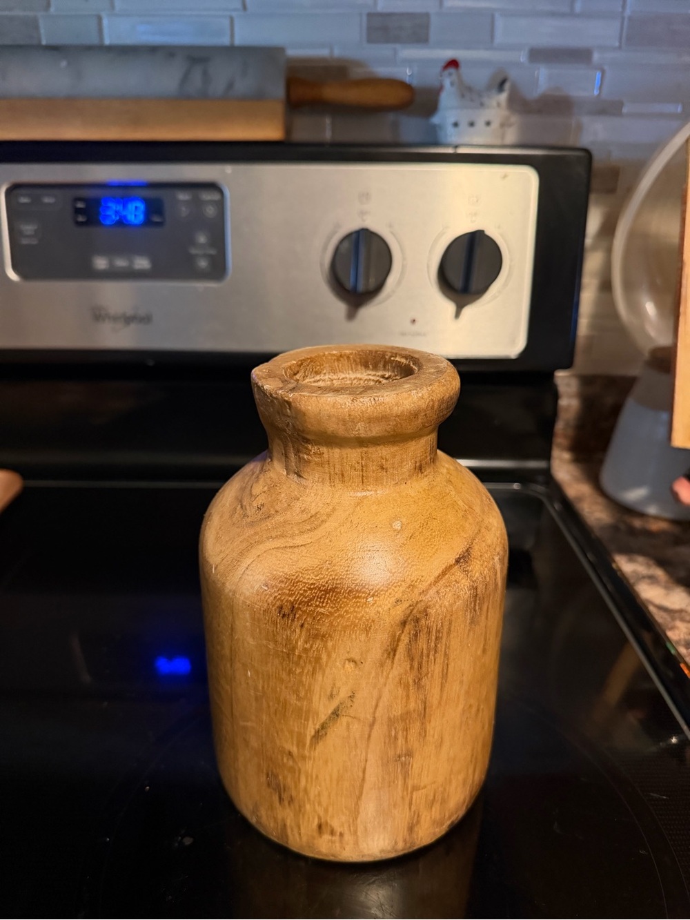 Wooden Decorative Vase